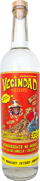AGUARDIENTE VECINDAD DE MACARIO PARTIDA, 100% IXTERO AMARILLO TRIPLE DISTILLED ZAPOTITLAN DEL BADILLO, SOUTH OF JALISCO 2016