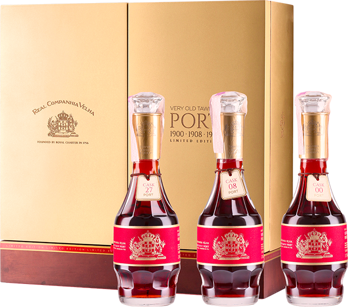 VINO FORTIFICATO PORTO REAL COMPANHIA VELHA COLLECTION VERY OLD TAWNY PORTS 1900-08-27 | ALD