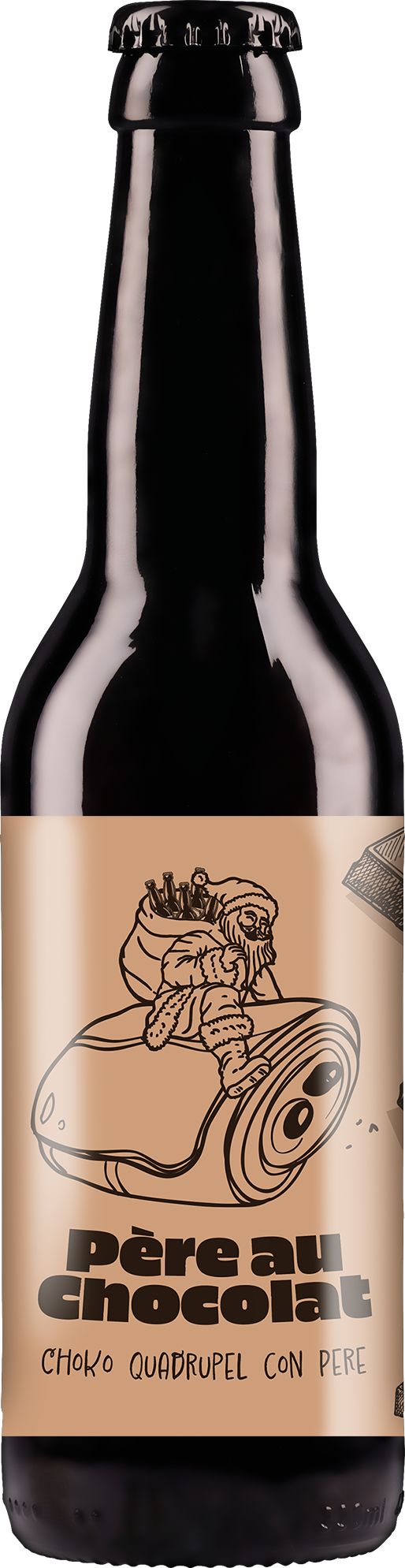 Testadariete - Perè au Chocolat (Brewed w/Filodilana) - Choko Quadrupel con Pere - 9,5% - 12 Bott. x 33 cl